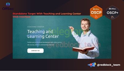 OSCP+ Standalone Target With Teaching and Learning Center Web Interface